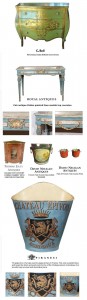 Colorful Painted Furniture & Accesories