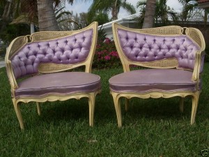 Regency Hollywood French Bergere Chair Eames Era Ebay Seller Vintage Lauderdale