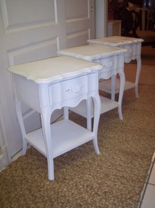 Classic Little Girl French Provincial Dixie Nightstands ~ Re-Painted