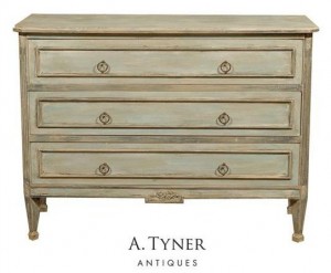 Continental Painted Chest A Tyner Antiques In Atlanta