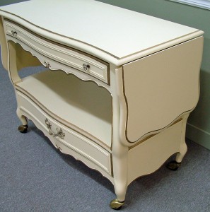 FRENCH Provincial Drop Leaf Server Buffet Seller Vintagewayfurniture