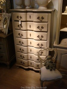 FRENCH shabby cottage chic HIGHBOY DRESSER CHEST Ebay Seller DrinkwaterPink