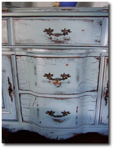 How To Faux Crackle French Provincial Furniture