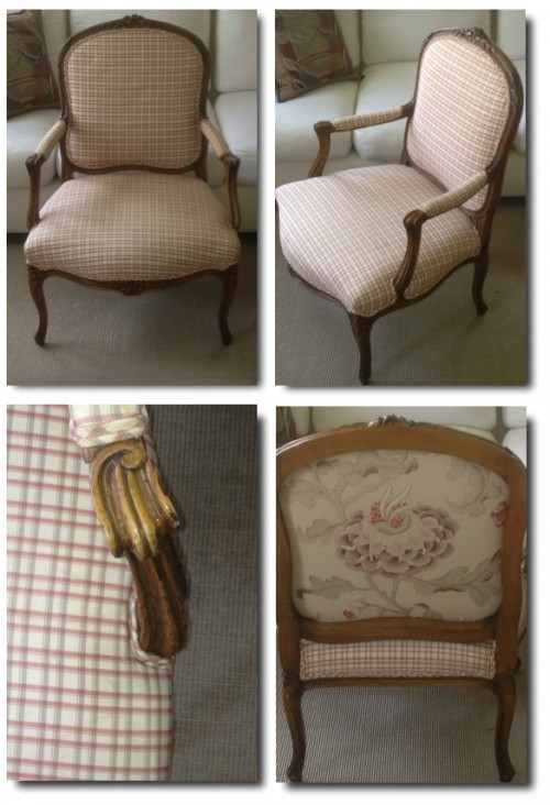 French Provincial Louis XV Style Chair