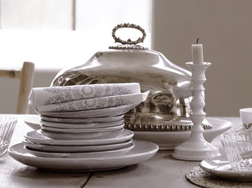All White Decorating Ideas Using French Furniture Raw Limed Wood From Tine K Home Spring Summer 2012