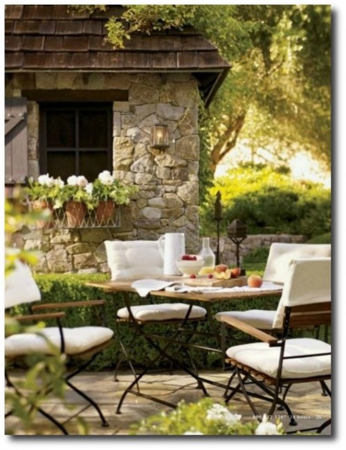 French Iron Garden Chairs