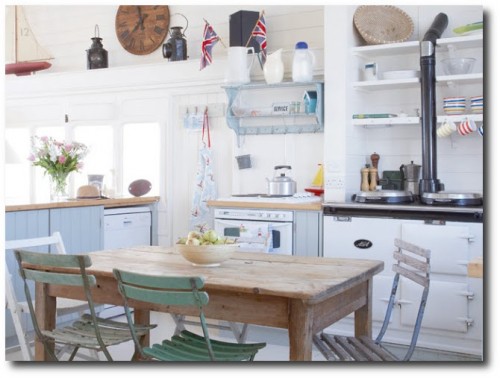 Rustic Kitchen Featured in Campagne Decoration Magazine