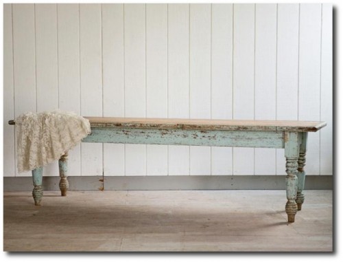 Vintage Farmhouse Table from Rachel Ashwell Shabby Chic Couture