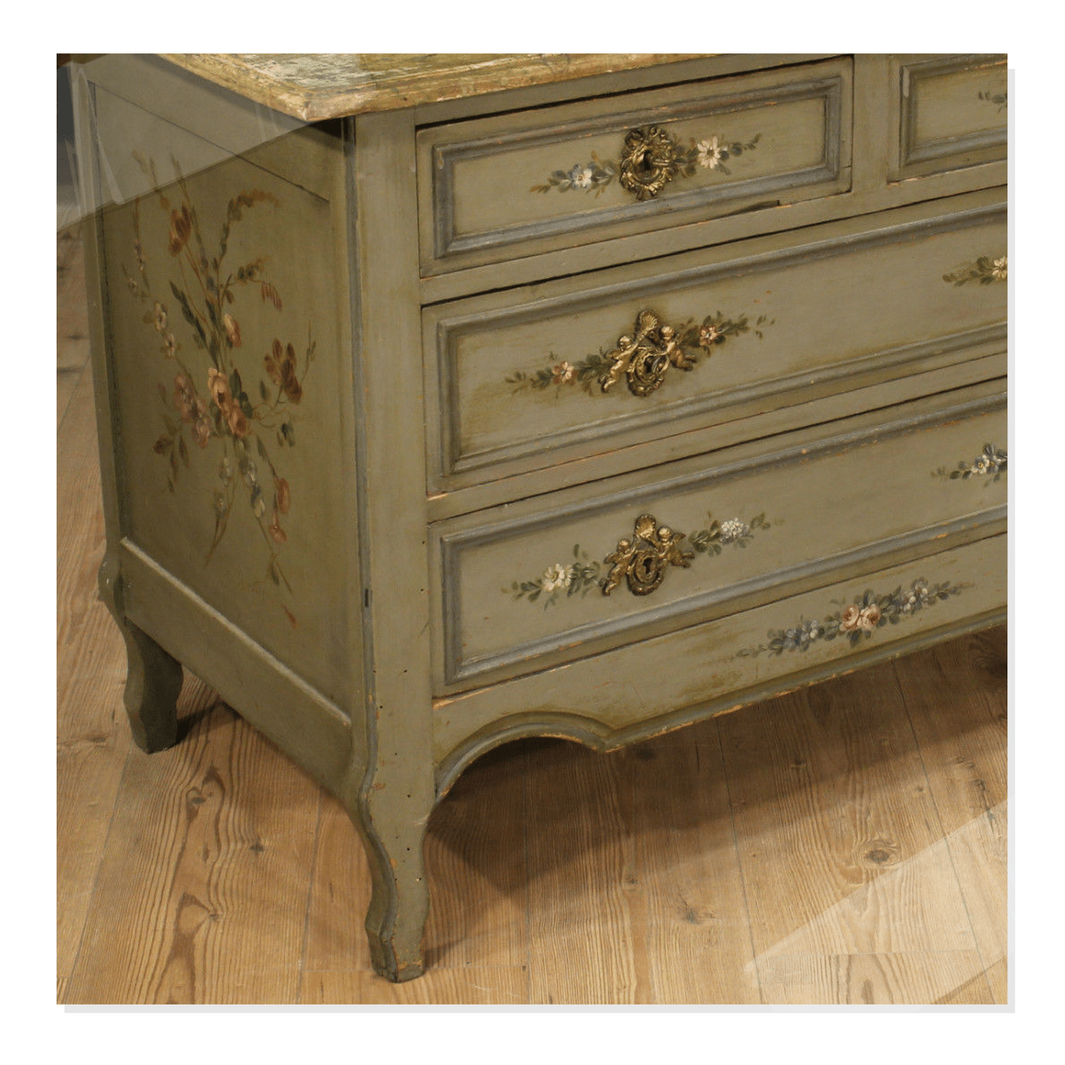 Improve Your French Dresser Or Sideboard With Faux Marble