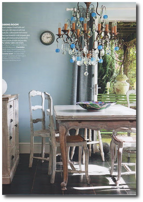 Photo by Lu Jeffery in British Homes & Gardens From All Things Paint And Plasters Blog