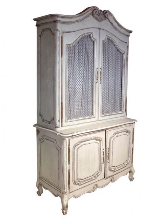 French Painted Cabinet attri. to Jansen Greenwich Living