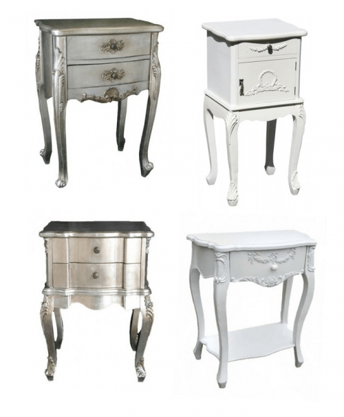 French Side Tables Nightstands