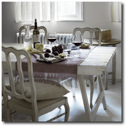 Vintage French Dining Table and Chairs From House To Home
