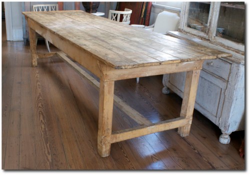 French Farmhouse Table- Ann Koerner Antiques