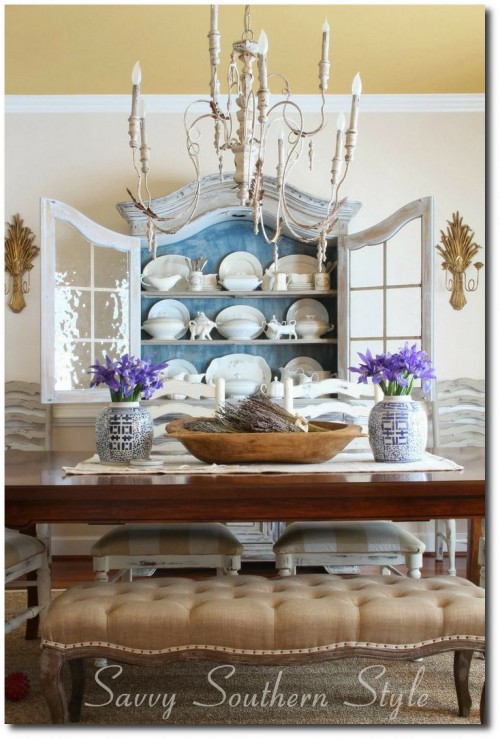 Savvy Southern Style Blogs' French Country Dining room