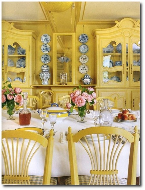 Monet's Yellow Dining Room