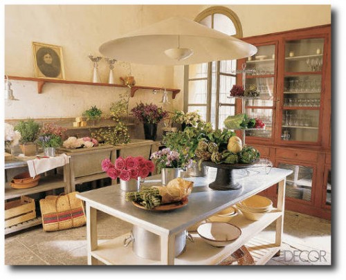 Home of designer Henri Quinta in Perpignan, France. Elle Decor.