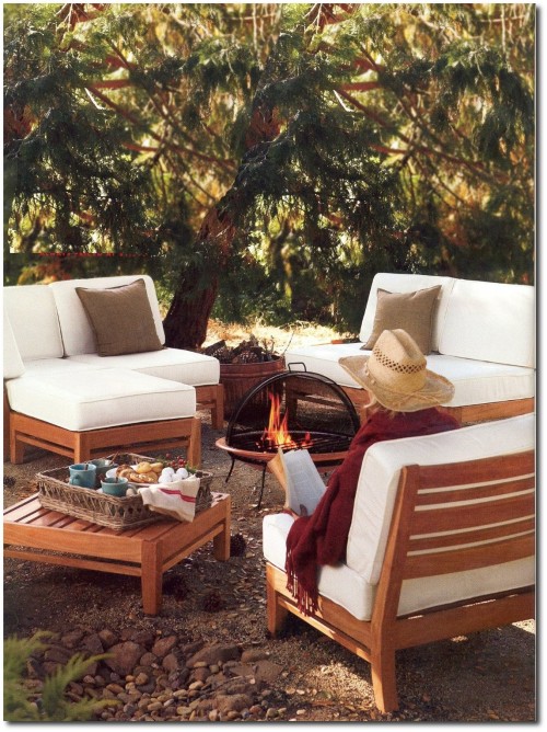 Teak Wood Luxurious 7pc Sectional Sofa Set From Teak Station