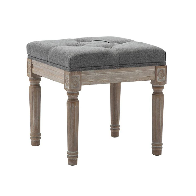 $100 – Square French Button Tufted Seat