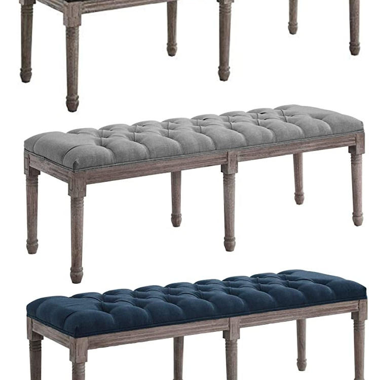 $270 – 4 Colors – Provence French Upholstered Bench