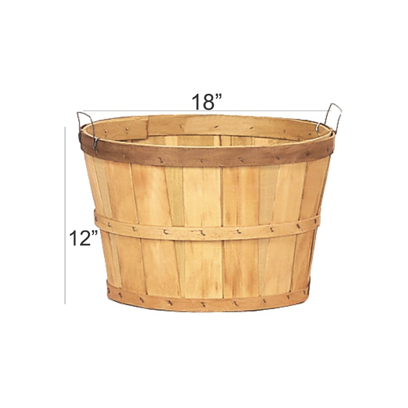 $125 – 12 Natural Bushel Baskets – French Country Decorating