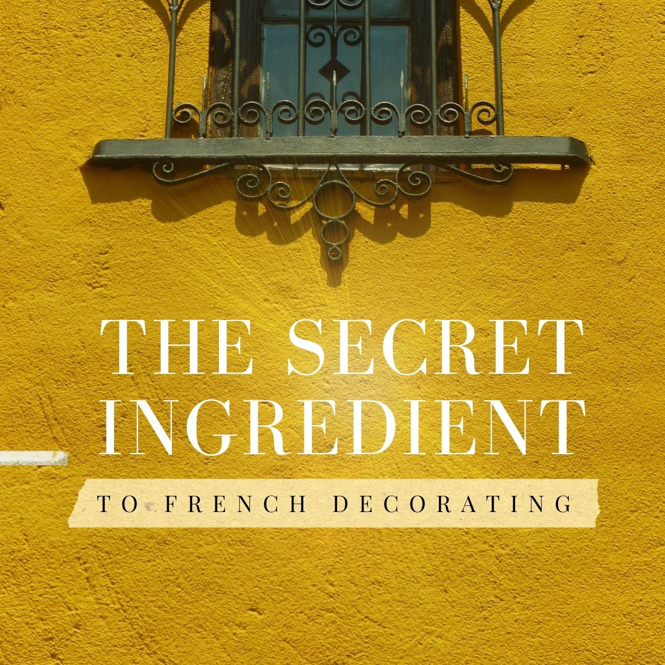 The Secret Ingredient To French Provincial Decorating
