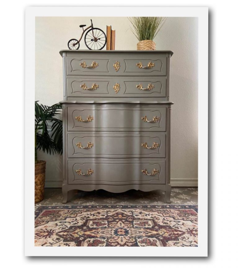 French Provincial Chest of Drawers by Kent Coffey 650 (San Antonio