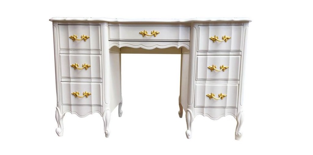 White Painted Vintage French Provincial Country Furniture