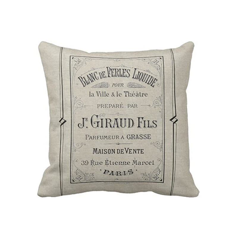 $9 – Vintage Linen France Chic Decorative Pillow Case