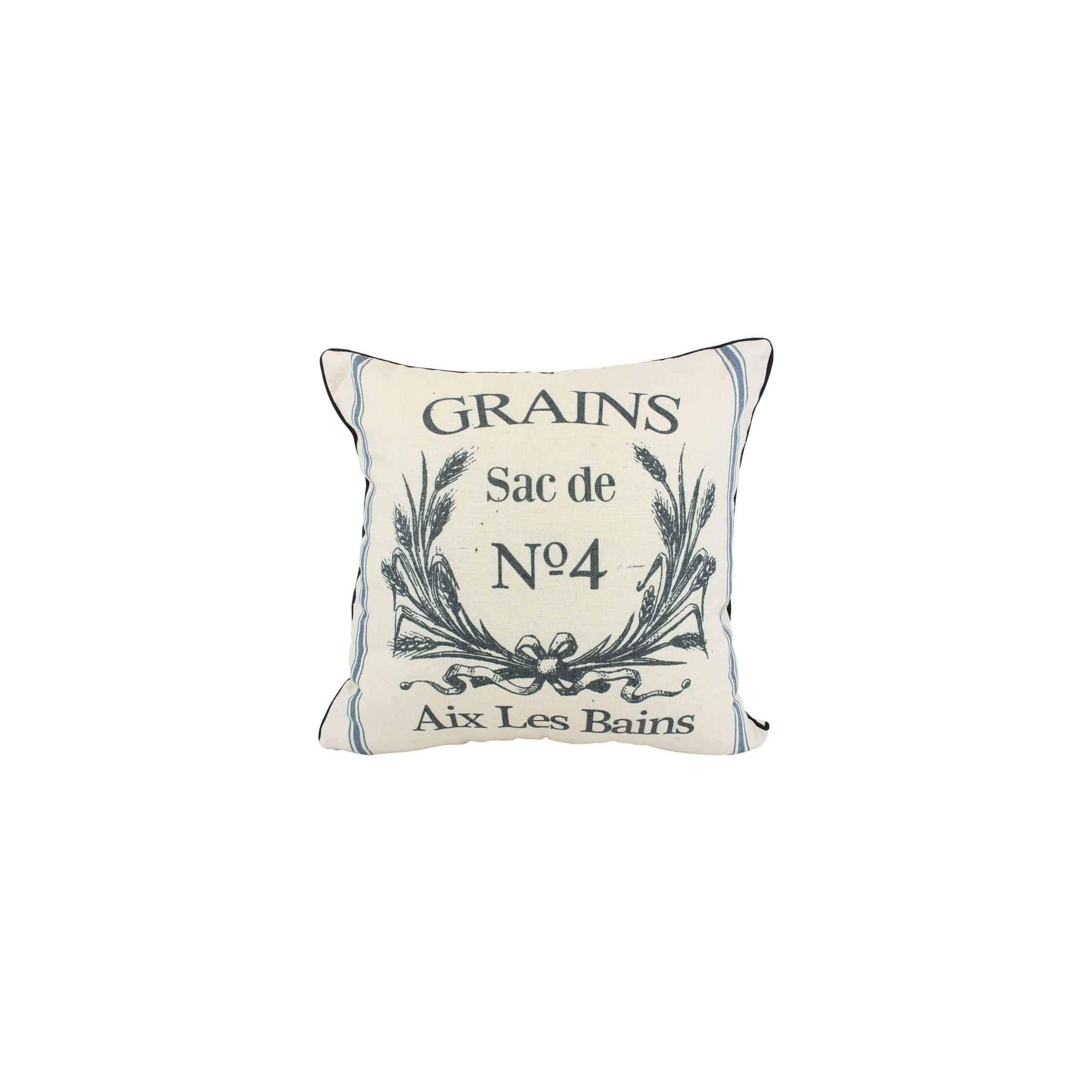 $14 – French Country Grain Sack Cushion Cover