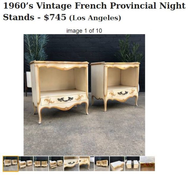 Unique French Furniture Finds On Craigslist French Provincial Furniture
